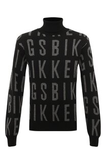 Водолазка из вискозы и шерсти Dirk Bikkembergs