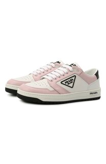 Кожаные кеды Prada