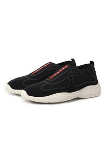Текстильные кроссовки Prada