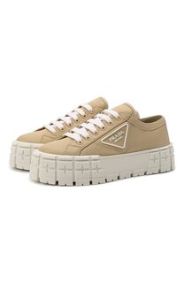 Текстильные кеды Double Wheel Prada