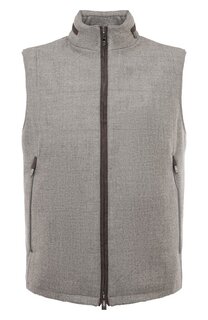 Жилет из шерсти и кашемира Corneliani