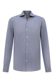 Рубашка из хлопка и шерсти Sonrisa