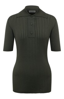 Поло из вискозы Jil Sander