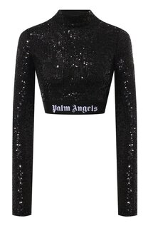Топ с отделкой пайетками Palm Angels