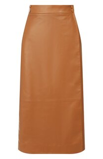 Кожаная юбка Loro Piana