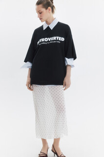 футболка женская Футболка oversize с принтом-надписью Befree