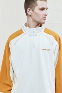 джемпер мужской Толстовка oversize флисовая с воротником на молнии Befree