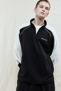 джемпер мужской Толстовка oversize флисовая с воротником на молнии Befree