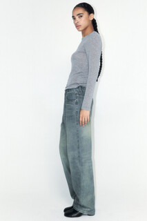 брюки джинсовые женские Джинсы baggy fit с прозрачным накатом Befree