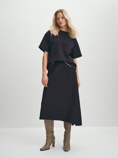 Ассиметричная юбка миди (42) Elis