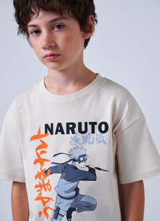 Футболка Naruto для мальчиков, Бежевый Ostin