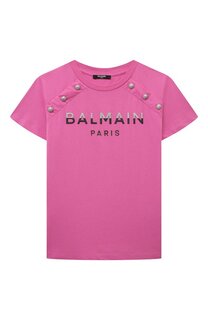 Хлопковая футболка Balmain