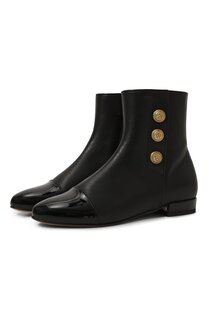 Кожаные полусапоги Balmain