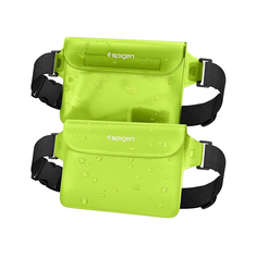 Сумка поясная водонепроницаемая A620 UNIVERSAL WATERPROOF WAIST BAG 2шт CACTUS GREEN Spigen детская