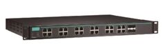 Коммутатор управляемый MOXA IKS-G6524A-4GTXSFP-HV-HV 20x10/100/1000BaseTX, 4х100/1000BaseTX/SFP (Combo), с 2 изолированными источниками питания, 110/2
