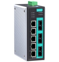 Коммутатор управляемый MOXA EDS-408A-3S-SC-48-T 5x10/100 BaseTx ports, 3 single mode 100BaseFx, SC, -48V
