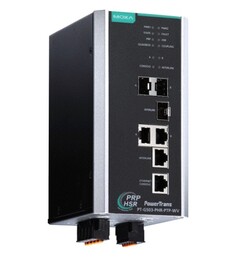 Коммутатор управляемый MOXA PT-G503-PHR-PTP-WV full Gigabit managed redundancy box, with 3 10/100/1000BaseT(X) ports or 100/1000Base SFP po
