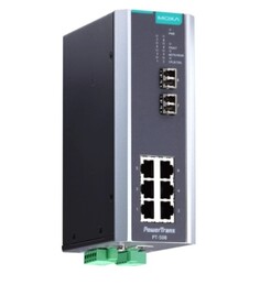 Коммутатор управляемый MOXA PT-508-MM-LC-48 6x10/100BaseT(X), 2 x 100BaseFX MM, LC, 1 x 48 VDC
