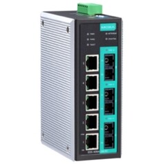 Коммутатор управляемый MOXA EDS-408A-1M2S-SC-T 5x10/100 BaseTx ports, 1 multi mode 100 BaseFx, 2 single mode 100 BaseFx, SC