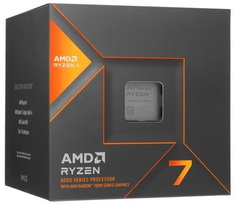 Процессор AMD RYZEN 7 8700G BOX 100-100001236BOX Zen 4 8C/16T 4.2-5.1GHz (AM5, L3 16MB, 4nm, 65W TDP, Radeon 780M) Box