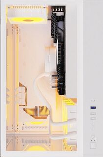 Корпус ATX FORMULA CRYSTAL Z9 W белый, без БП, 2*USB 3.0, audio