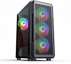 Корпус ATX ACCORD ACC-3338 черный, без БП, USB 2.0, USB 3.0, USB 3.1, audio