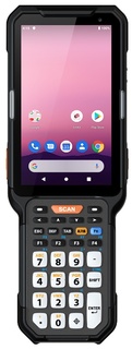 Терминал сбора данных PointMobile PM451 P451G3Y24DFE0C-GUN с рукояткой: WiFi/BT, 4G/64G, NFC, Numeric, c, 2D imager (N6703), Camera, English OS