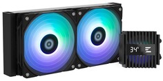 Система охлаждения жидкостная Zalman ALPHA2 A24 Black LGA115x/1200/1700/AM4/AM5 (600-2000rpm, 69.12CFM, ARGB, 4-pin PWM, black)