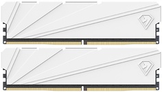 Модуль памяти DDR4 32GB (2*16GB) Netac NTSSD4P32DP-32W Shadow S White PC4-25600 3200MHz CL16 радиатор 1.35V