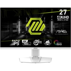 Монитор 27" MSI Optix MAG 274URFW 9S6-3CC29H-430 белый IPS LED 16:9 HDMI полуматовая HAS Piv 1000:1 400cd 178гр/178гр 3840x2160 144Hz DP 4K