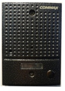 Вызывная панель COMMAX DRC-4CGN2 цветная, PAL, накладная, камера - pinhole, LED подсветка (автовключение), цвет - черный, 87.5х120х18мм