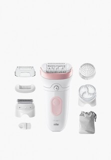 Эпилятор Braun S7 SE 7-060 Flamingo с бритвенной насадкой и щеткой для тела