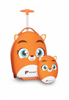 Чемодан и рюкзак Feelway белочка