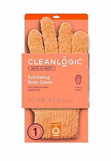 Мочалка для тела Cleanlogic перчатка для массажа и пилинга