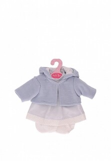 Одежда для куклы Munecas Dolls Antonio Juan 30 - 35 см, платье, куртка с капюшоном, трусики