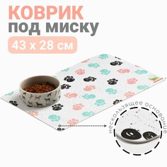 Коврик под миску Пижон