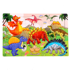 Пазл 30 деталей динозавры Puzzle