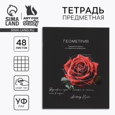 Предметная тетрадь а5, 48 л на скрепке Art Fox Study