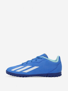 Бутсы для мальчиков adidas X Crazyfast.4 Tf J, Голубой