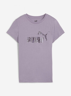 Футболка женская PUMA Ess+, Фиолетовый