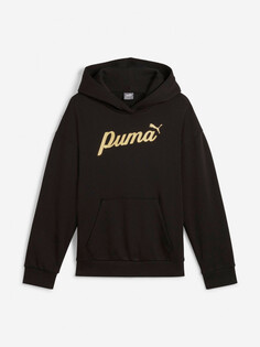 Худи для девочек PUMA ESS+ Block, Черный