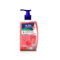 Мыло жидкое AURA Antibacterial Жидкое мыло с антибактериальным эффектом Active Herb Шалфей и грейпфрут 500.0