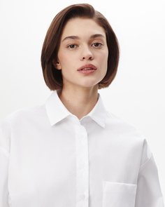 Рубашка оверсайз белого цвета