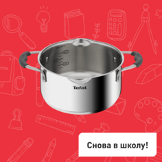 Кастрюля с крышкой Illico 4.9л 24см G7454674 Tefal