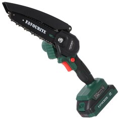 Пила цепная работа от аккумулятора, Favourite, 21 Вт, длина шины 15 см, шаг цепи 6 дюйм, 28 звеньев звен, OBS 21 TG6 SET, 2.0 Ач