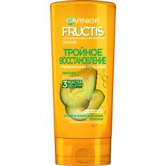 Бальзам-ополаскиватель Garnier Fructis Тройное восстановление укрепляющий 3 масла 387 мл