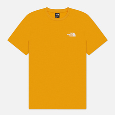 Мужская футболка The North Face Simple Dome Crew Neck, цвет жёлтый