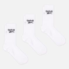 Комплект носков Reebok Crew BL 3-Pack, цвет белый