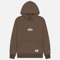 Мужская толстовка Alpha Industries Born Of Purpose Hoodie, цвет коричневый