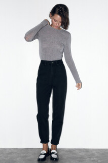 брюки джинсовые женские Джинсы mom fit с высокой посадкой Befree